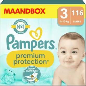 Pampers Premium Protection - Maat 3 - Mega Pack - 116 luiers
