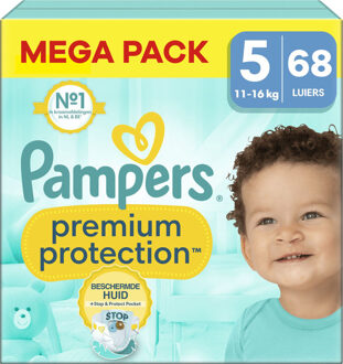 Pampers Premium Protection - Maat 5 - Mega Pack - 68 luiers - 11/16 KG