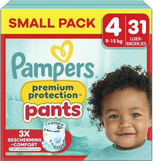 Pampers Premium Protection Pants - Maat 4 - Small Pack - 31 stuks - 9/15 KG