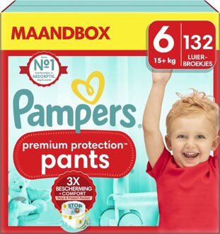 Pampers Premium Protection Pants - Maat 6 - Maandbox - 132 stuks - 15+ KG