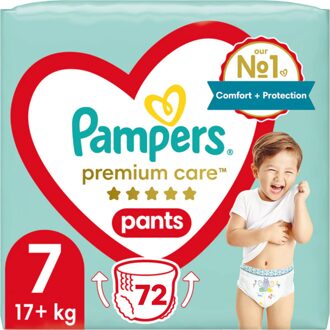 Pampers Premium Protection Pants - Maat 7 - Megapack - 72 stuks - 17+ KG