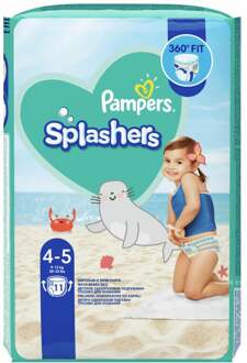 Pampers Splashers Maat 4-5, 9-15 Kg, 11 Lagen-zwembroek