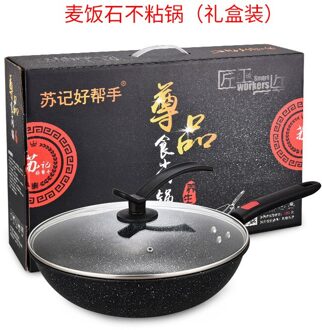 Pan Non Stick Pot 32Cm Maifanshi Non Stick Pot Non Stick Pot Inductie Kookplaat Koekenpan Algemene Pot