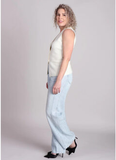 Panama gilet - maat M Beige