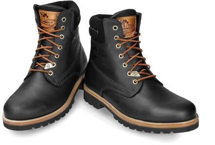 Panama Jack 03 C27 Herenlaarzen Zwart Waterdicht Leren Veters Wandelen Enkel Chukka - maat