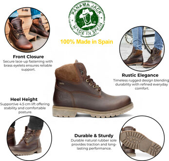 Panama Jack Amur Gtx C10 Veterboots Heren -Bruin - Maat 44