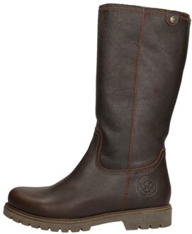 Panama Jack Bambina Enkellaarzen Dames - Bruin - Maat 39