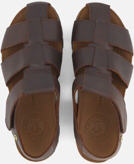 Panama Jack Comfortabele platte sandalen voor mannen Panama Jack , Brown , Heren - 40 EU