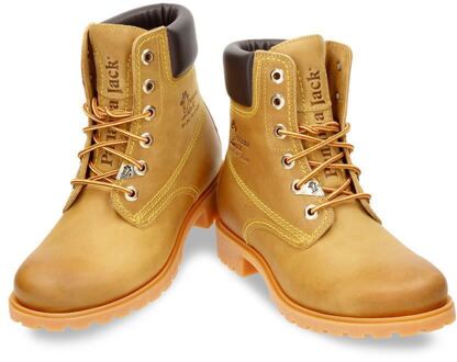 Panama Jack Dames 03 B1 Tan Laarzen Waterdichte lederen veters Wandelen Enkel Chukka Bruin - EU 42 / UK 8