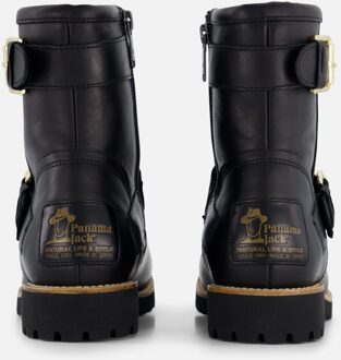 Panama Jack Dames Biker boots Felina Igloo Travelling B3 - Zwart - Maat 39