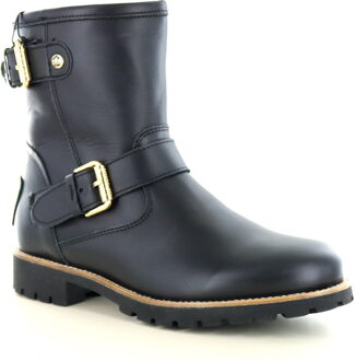 Panama Jack Dames Biker boots Felina Igloo Travelling B3 - Zwart - Maat 39