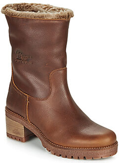 Panama Jack Enkellaarzen Chelsea boots Dames -Cognac - Maat 40