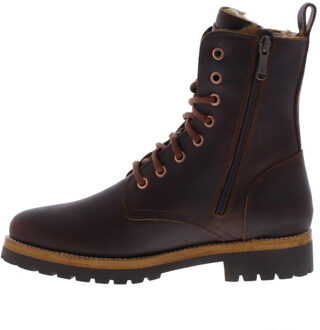 Panama Jack Frisia dames veterboot | dames | maat: | leer - maat 40 Bruin