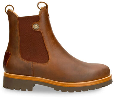 Panama Jack leren chelsea boots chelsea boots dames Bruin - 38