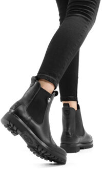 Panama Jack leren chelsea boots chelsea boots dames Zwart - 41