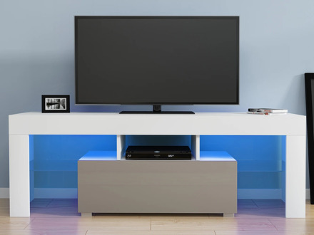Panana 130cm High Gloss Front LED TV Stand Modern LED Living Room Furniture TV Cabinets design meuble tv Fast delivery
