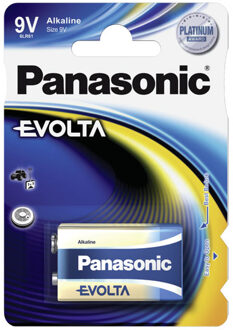 Panasonic block batterij 9V 6LR61EGE (1 stuk)