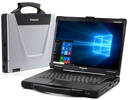 Panasonic CF-52 CF52 CF 52 Military Toughbook Diagnosis Laptop with xenty das epc wis dts vediamo for SD Connect 4 STAR C4/C5/C6
