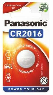 Panasonic knoopcel batterij CR2016