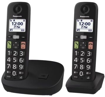 Panasonic KX-TGU112EXB Huistelefoon Zwart