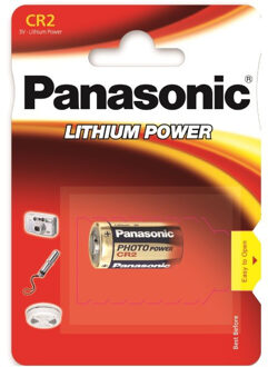 Panasonic lithium batterij CR2 (1 stuk)