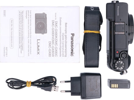 Panasonic Tweedehands Panasonic DMC-GX80 Body Zwart CM1457