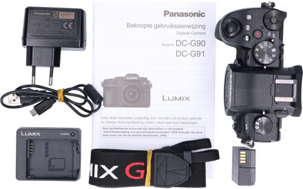 Panasonic Tweedehands Panasonic Lumix DC-G90 Body CM5817 Zwart