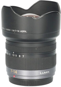 Panasonic Tweedehands Panasonic Lumix G 7-14mm f/4.0 ASPH CM6255 Zwart