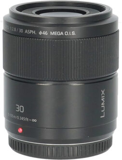 Panasonic Tweedehands Panasonic Lumix G Macro 30mm f/2.8 ASPH Mega OIS CM5093 Zwart