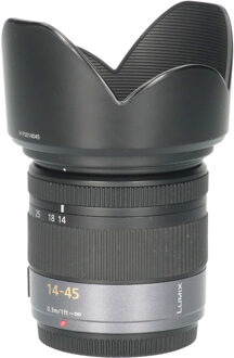 Panasonic Tweedehands Panasonic Lumix G Vario 14-45mm f/3.5-5.6 CM5148 Zwart