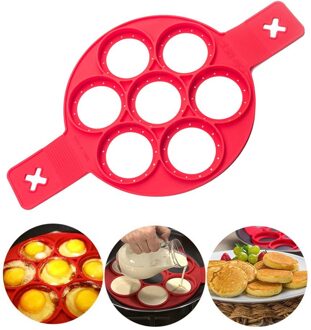 Pancake Mold Ring-Maakt de perfecte pannenkoeken, eieren, patatjes, & brownies in non-stick siliconen maker tool. keuken bakvormen