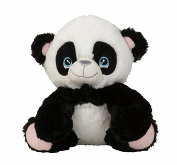 Panda beer knuffel van zachte pluche - speelgoed dieren - 21 cm Multi