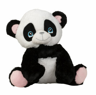 Panda beer knuffel van zachte pluche - speelgoed dieren - 30 cm Multi