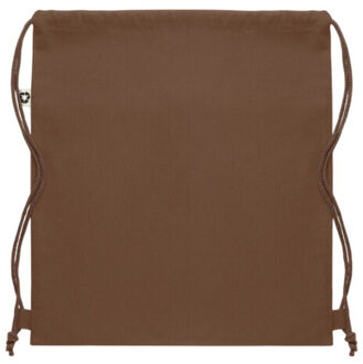 Panda gerecycled katoenen koordtas - maat One size Bruin