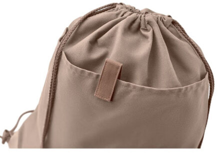 Panda gerecycled katoenen koordtas Taupe - One size