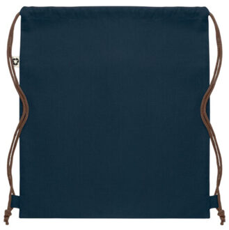 Panda gerecycled katoenen koordtas Zwart - One size