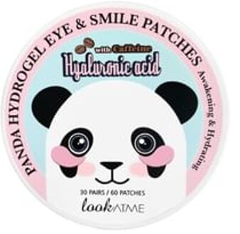 Panda Hydro Gel Eye & Smile Patches Hyaluronic Acid & Caffeine 60 patches