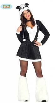 Panda pakje vrouw Zwart, Wit - Transparant, Multikleur - Print