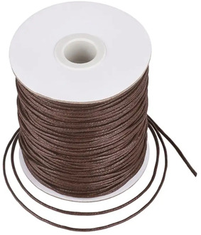 pandahall 1.5mm Waxed Thread Cotton Cord for Jewelry Making DIY Fit Bracelet Necklaces Earrings String Strap about 100yard