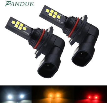PANDUK 1Pcs LED Fog Lights 12v Bulbs For Car H1 LED H8 H11 H19 H16 9006 HB4 9005 HB3 H7 LED H4 Auto Running Lamp 3000K 6000K