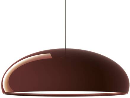 Pangen - retro-hanglamp, rood rood, wit