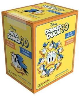Panini Donald Duck 90 Sticker & Trading Card Collection Display (36)