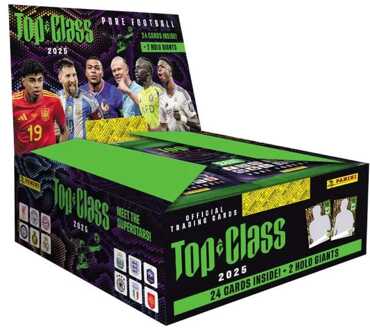 Panini FIFA Top Class 2025 Trading Cards Fat Packs Display (10)