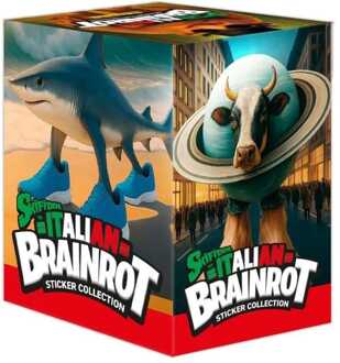 Panini Italian Brainrot Stickers Box (36)
