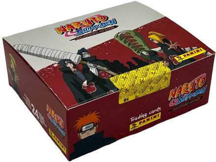 Panini Naruto Shippuden Akatsuki Attack Trading Cards Flow Packs Display (24)