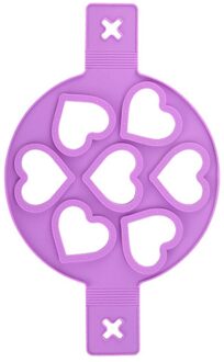 Pannenkoek Ei Ring Maker Anti-aanbak Koken Tool Ronde Hart Pannenkoek Maker Eierkoker Pan Flip Eieren Mold Keuken Bakken Accessoires type H