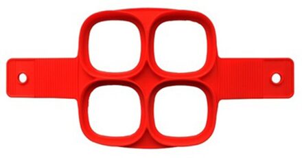 Pannenkoek Maker Meerdere Vormen 4 Gaten Anti-aanbak Siliconen Bakvorm Ring Gebakken Ei Mold Voor Familie Koken Bakken Accessoires