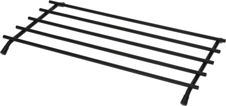 Pannenonderzetter zwart - RVS - 35x20 cm - onderzetter