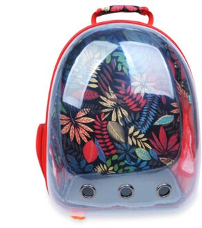 Panoramisch Transparante Kat Tas Huisdier Stijl Kat Hond Huisdier Rugzak Out Draagbare Afdrukken Ruimte Tas Kat Doos Huisdier tas 2