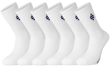 Panos Emporio 18 stuks Retro Tennis Sock Wit - Maat 39/42,Maat 43/46